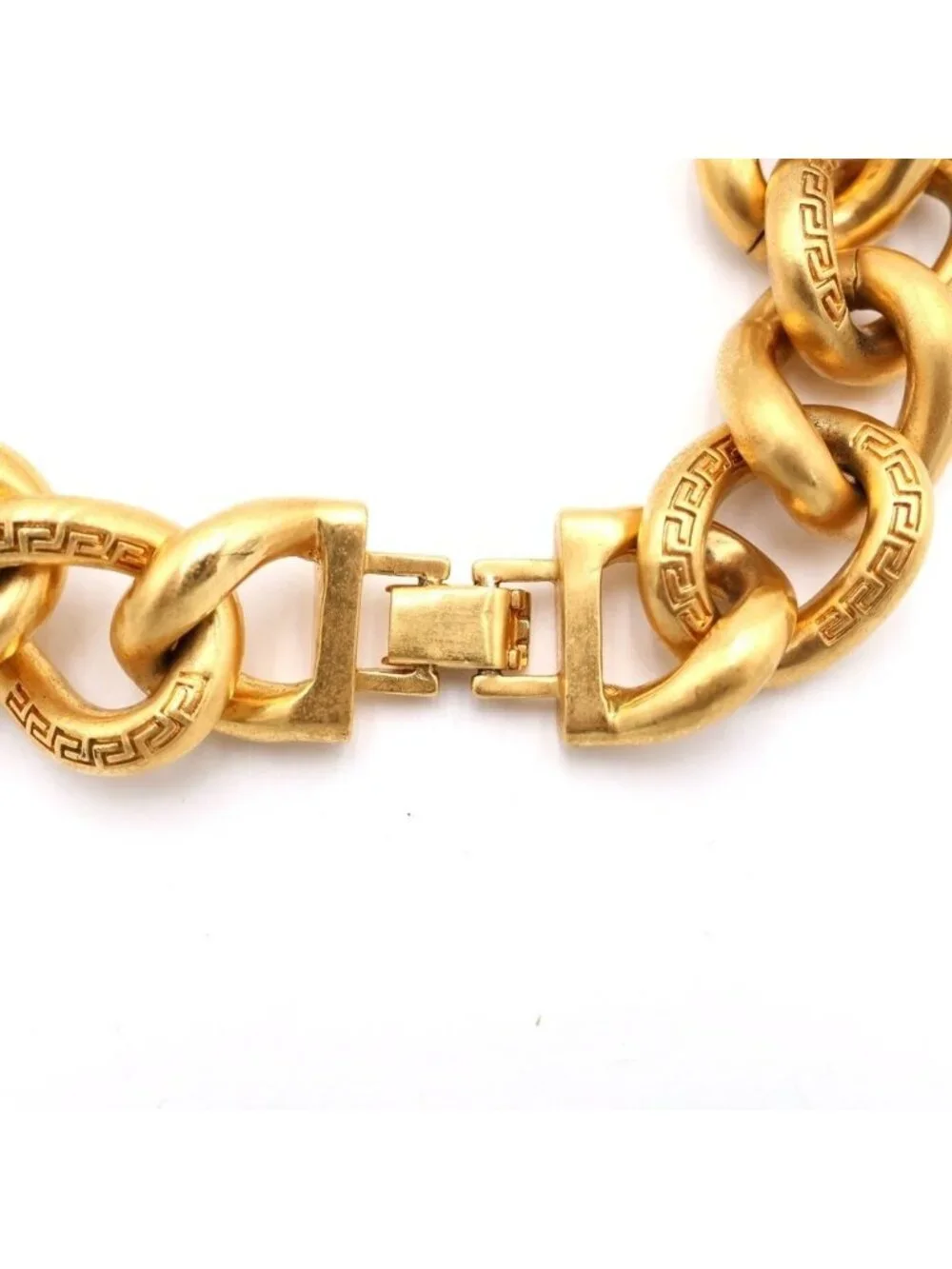 Versace Medusa Chain Necklace Choker Gold